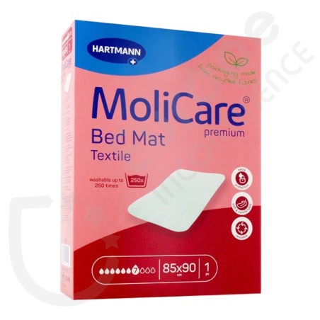 Molicare Bed Mat Textile 7 Gouttes - 85 x 90 cm