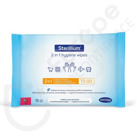 Sterillium 2-in-1 Hygienetücher – 15 Stück