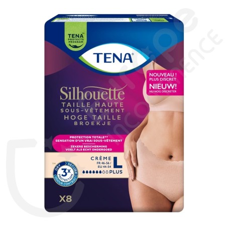Tena Silhouette Plus Crème - LARGE