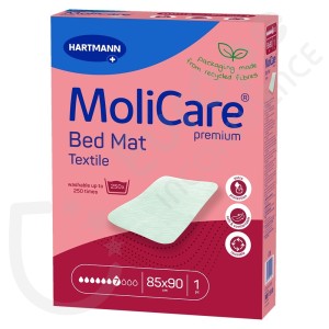 Molicare Bed Mat Textile 7 Gouttes - 85 x 90 cm