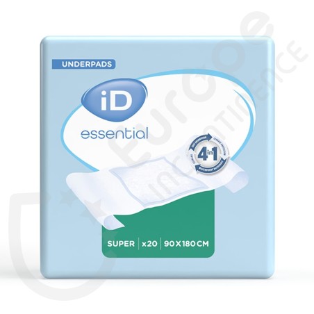 iD Essential Underpads Super - 90 x 180 cm