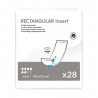 Rectangular Insert Maxi Plus - 15 x 60 cm