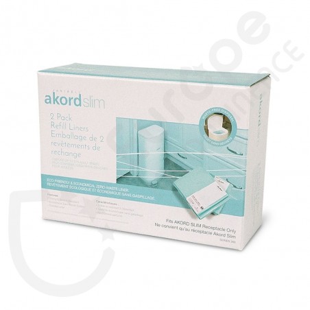 Bolsas de basura para papelera de 26 litres Janibell Akord Slim